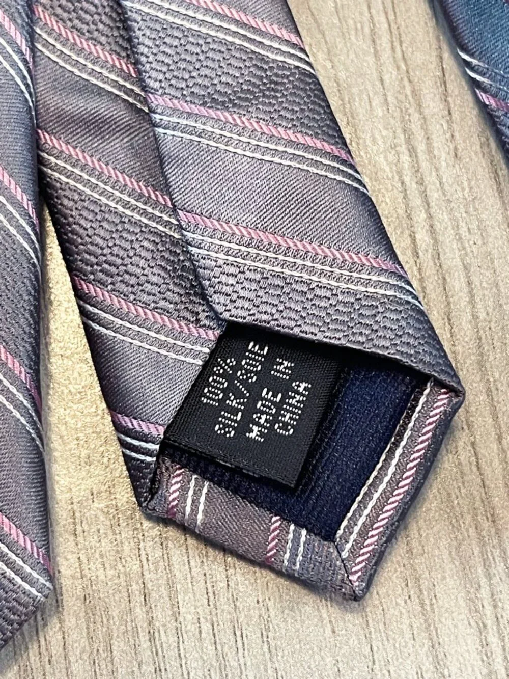 Michael Kors Lot of 2 100% Silk Ties Purple Gray Pink NWT Wedding Preppy Office